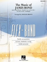 The Music of James Bond Concert Band sheet music cover